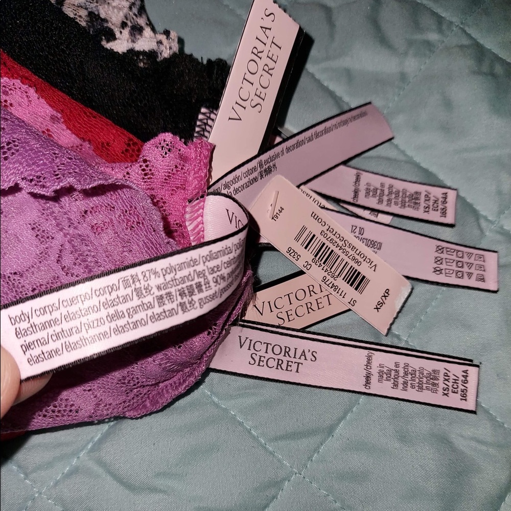 Victoria secret Lace Cheeky panties set size Extra Small NWT - Picture 6 of 15